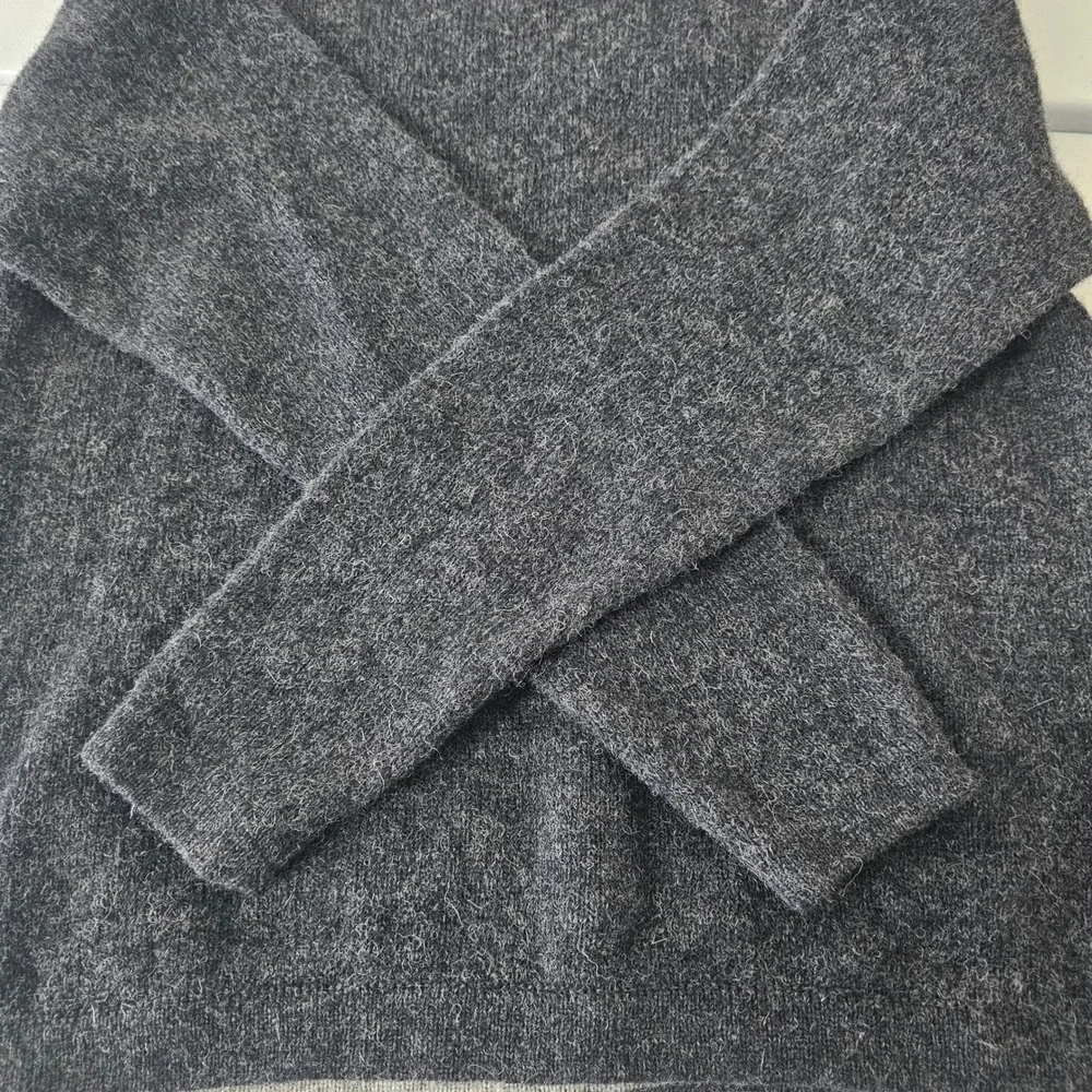 Woolrich Crewneck Sweater Large Dark Grey Heather Gorpcore Heritage Preppy